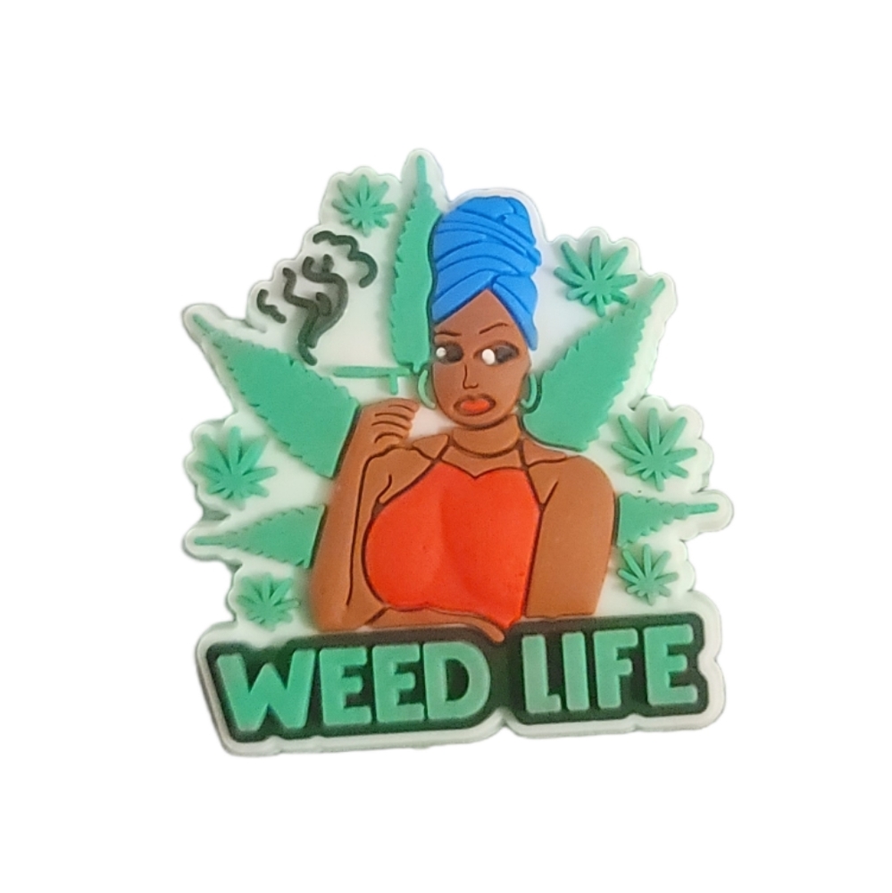 NEW Weed Life Croc Charm